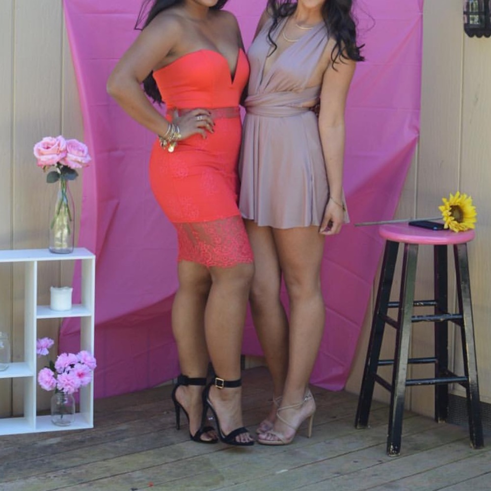Red dress perfect for Formal or weddings